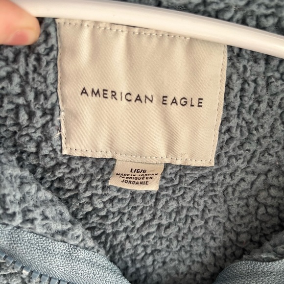 American Eagle Sherpa Zip Up - Picture 2 of 2